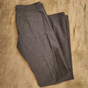 Vince. Men's Chino 5 Pocket Jean 100% Cotton Gray Check 32